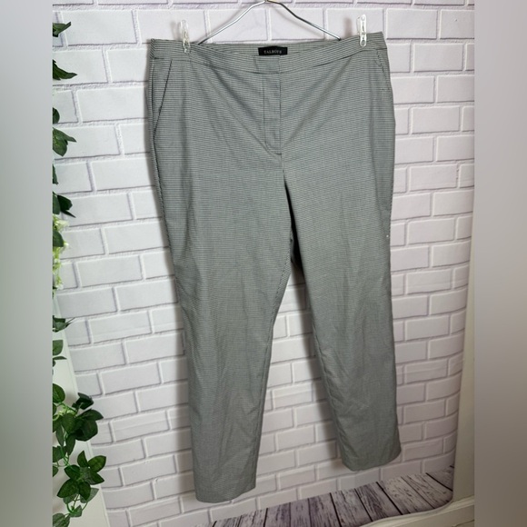 Talbots Women's Pants Size 10 Black & White Check Print - Picture 3 of 10
